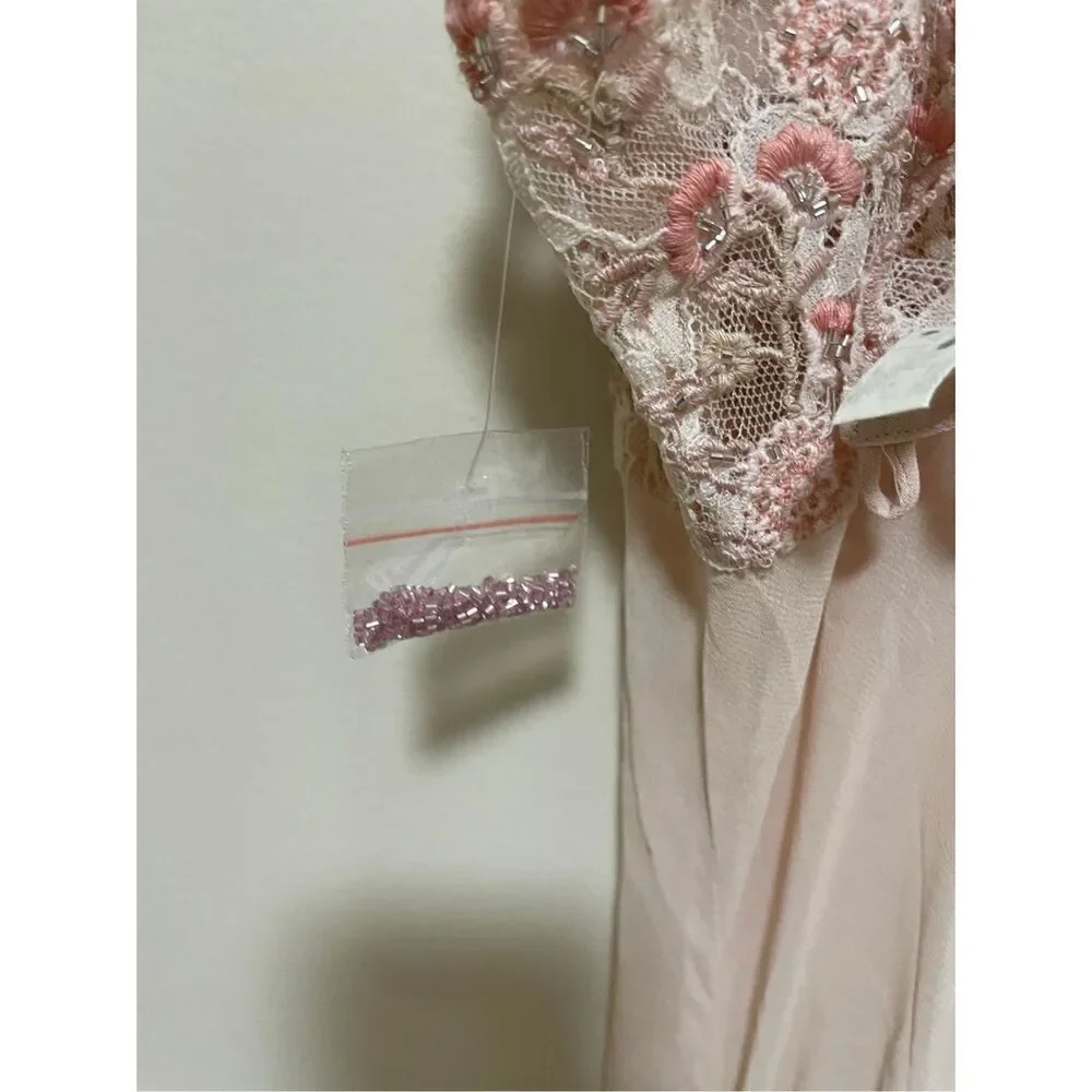 Free People Midnight Magic Maxi Slip Size S